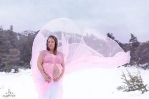 femme enceinte robe vole