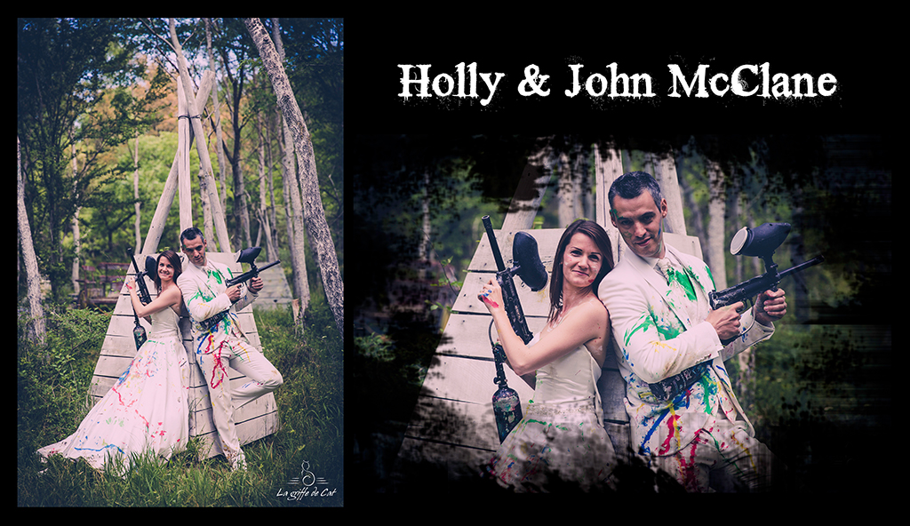 Holly & John McClane Trash the dress